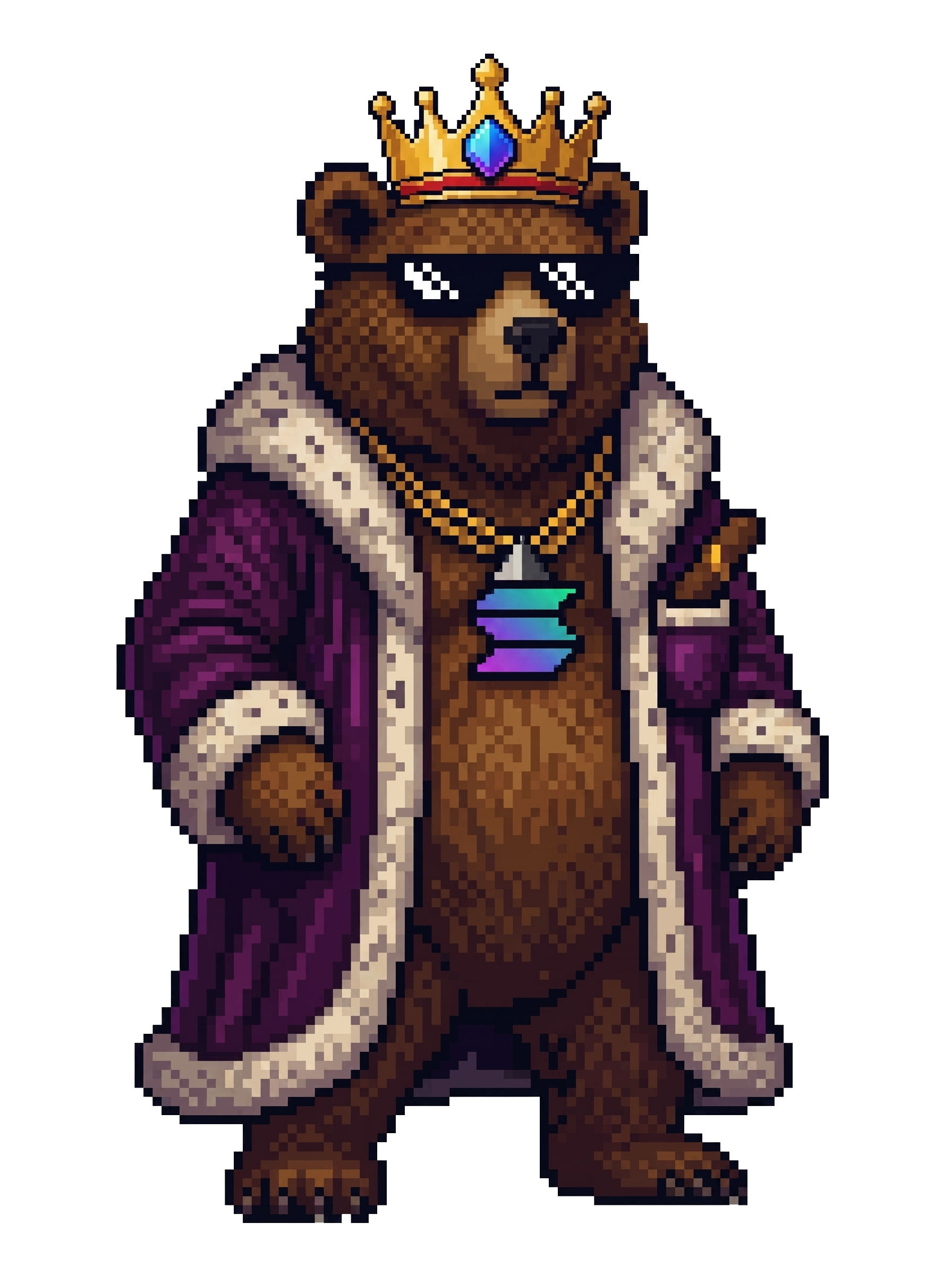 The Bear King Mascot